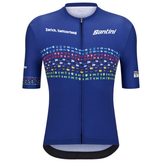 Heren Santini Zürich 2024 UCI Masters Wereldkampioenstrui - Blauw