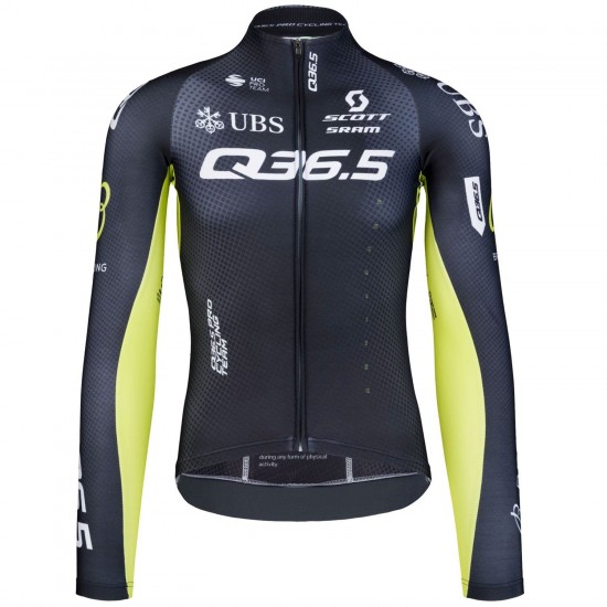 Heren Fietskleding Q36.5 Pro Cycling Team 2024 shirt met lange mouwen