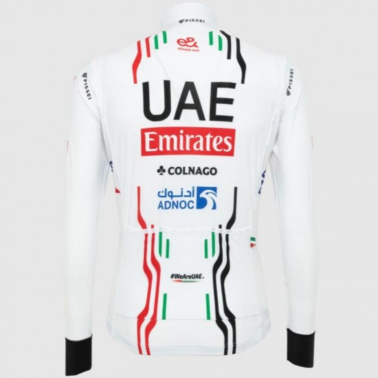 Heren Fietskleding Pissei Team UAE 2024 shirt met lange mouwen