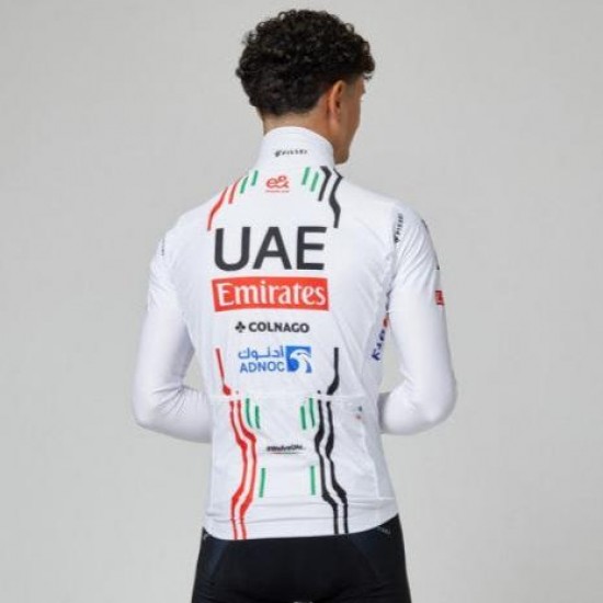 Heren Fietskleding Pissei Team UAE 2024 shirt met lange mouwen