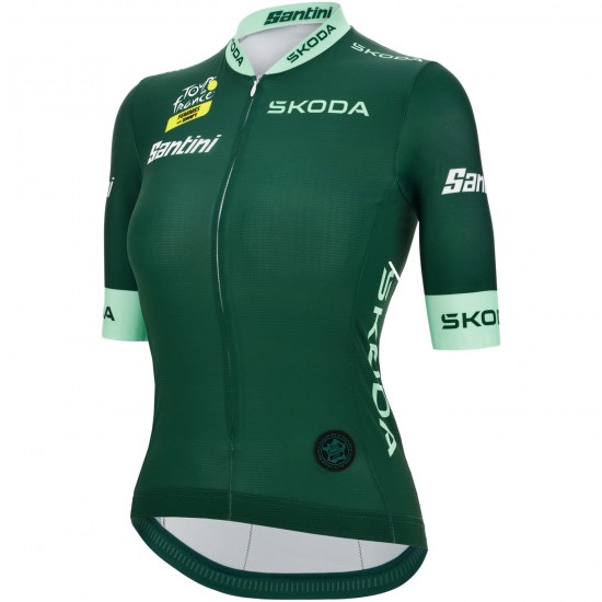 Dames Fietskleding Tour de France 2024 Groene damestrui