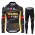 Jumbo Visma Tour De France 2021 Wielerkleding Set Fietsshirts Lange Mouw+Lange Fietsrbroek 2021072895