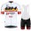 White BH Pro Team 2021 Fietskleding Fietsshirt Korte Mouw+Korte Fietsbroeken Bib 2021072817