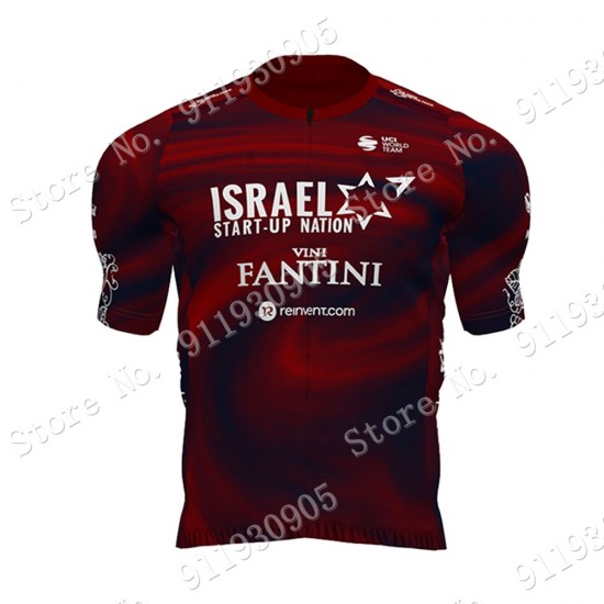 Israel Start Up Nation Giro d-Italia 2021 Wielerkleding Fietsshirt Korte Mouw 2021072869