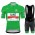 Green UAE Emirates Tour De France 2021 Fietskleding Fietsshirt Korte Mouw+Korte Fietsbroeken Bib 2021072954