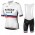White Slovenia Tour De France Bahrain Victorious 2021 Fietskleding Fietsshirt Korte Mouw+Korte Fietsbroeken Bib 2021081553