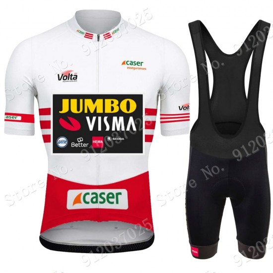 Jumbo Visma Volta 2021 Team Fietskleding Fietsshirt Korte Mouw+Korte Fietsbroeken Bib 2021062636