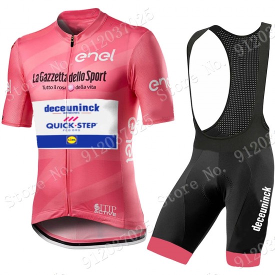 Deceuninck quick step 2021 Team Fietskleding Fietsshirt Korte Mouw+Korte Fietsbroeken Bib Giro D italia 2021062760