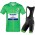 Green Deceuninck quick step Tour De France 2021 Team Fietskleding Fietsshirt Korte Mouw+Korte Fietsbroeken 2021062767