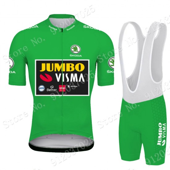 Yellow Jumbo Visma Tour De France 2021 Team Fietskleding Fietsshirt Korte Mouw+Korte Fietsbroeken 2021062725