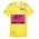 Yellow EF Education Frist Tour De France 2021 Team Wielerkleding Fietsshirt Korte Mouw 2021062742