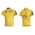 2011 Tour de France Fietsshirt Korte mouw gele 3872