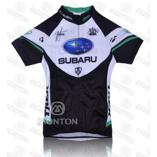 2011 Dames subaru black green Fietsshirt lange mouw 3719