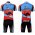 JAYCO Pro Team Fietsshirt Korte mouw Korte fietsbroeken met zeem Kits blauw rood 261