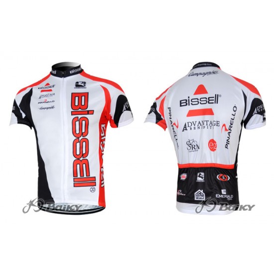 2012 Bissell Fietsshirt Korte mouwwit zwart 3827