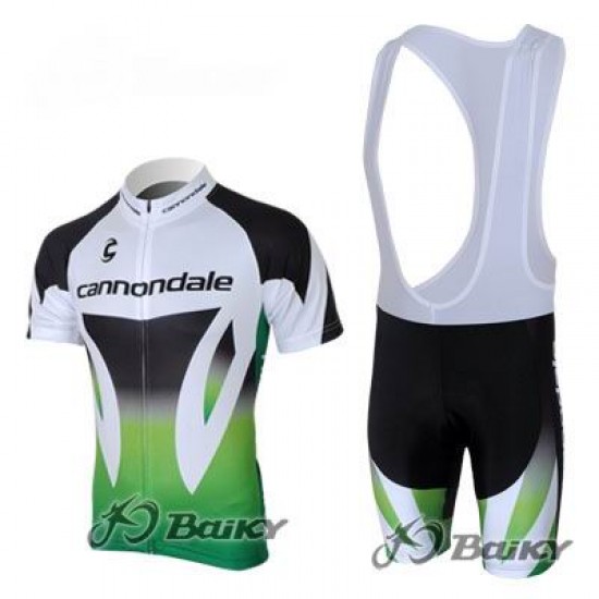 2012 Cannondale Fietspakken Fietsshirt Korte+Korte koersbroeken Bib wit 614