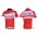 2012 Katusha Rusland Fietsshirt Korte mouw rood 3846