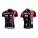 2012 MHW Cube Racing Team Fietsshirt Korte mouwrood zwart 3853