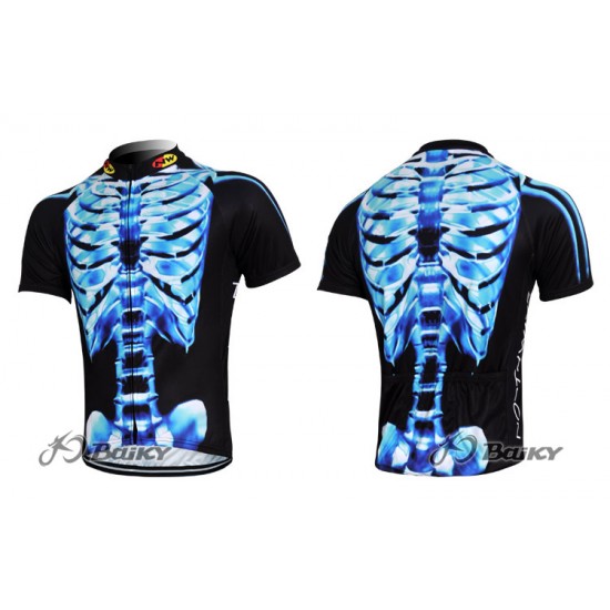 2012 Northwave Pro Team Fietsshirt Korte mouw zwart blauw 3862