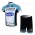 2012 Omega Pharma-Quick Step Fietsshirt Korte mouw Korte fietsbroeken met zeem Kits wit blauw 4043