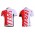 2012 Specialized Fietspakken Fietsshirt Korte+Korte fietsbroeken zeem rood wit 3859