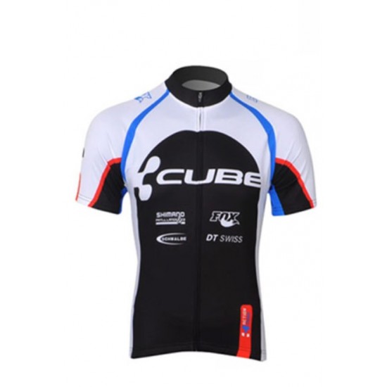 2013 Cube Fietsshirt Korte mouw wit 3795