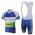 2013 Green Edge ORICA Fietspakken Fietsshirt Korte+Korte koersbroeken Bib blauw 643