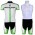 2013 KUOTA Fietspakken Fietsshirt Korte+Korte koersbroeken Bib wit groen 4192