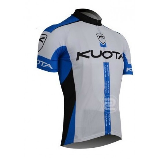 2013 KUOTA Fietsshirt Korte mouw Whte blauw 3804