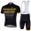 2013 Livestrong Fietspakken Fietsshirt Korte+Korte koersbroeken Bib zwart geel 671