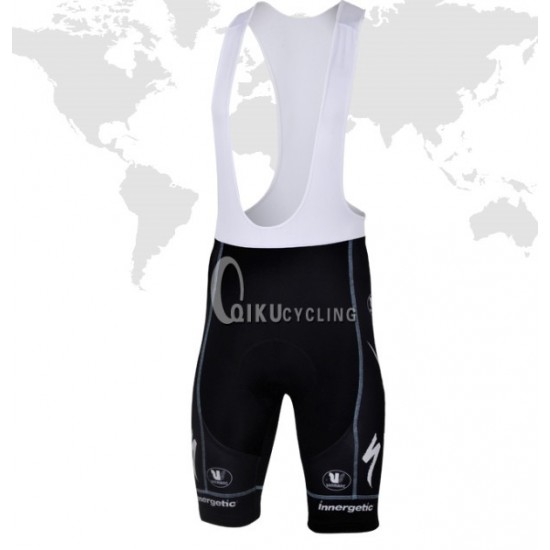 Omega Pharma Quick Step Korte fietsbroeken Bib met zeem zwart wit 2013 699