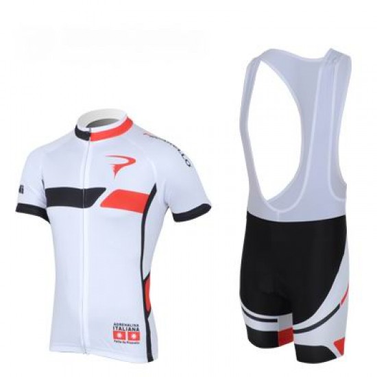 2013 Pinarello Fietspakken Fietsshirt Korte+Korte koersbroeken Bib wit 711