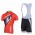 2013 Scott Racing Fietspakken Fietsshirt Korte+Korte koersbroeken Bib rood zwart 735