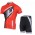 2013 Scott Racing Fietsshirt Korte mouw+Korte fietsbroeken met zeem Kits rood zwart 736