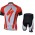 2013 Specialized Fietsshirt Korte mouw+Korte fietsbroeken met zeem Kits wit rood zwart 4026