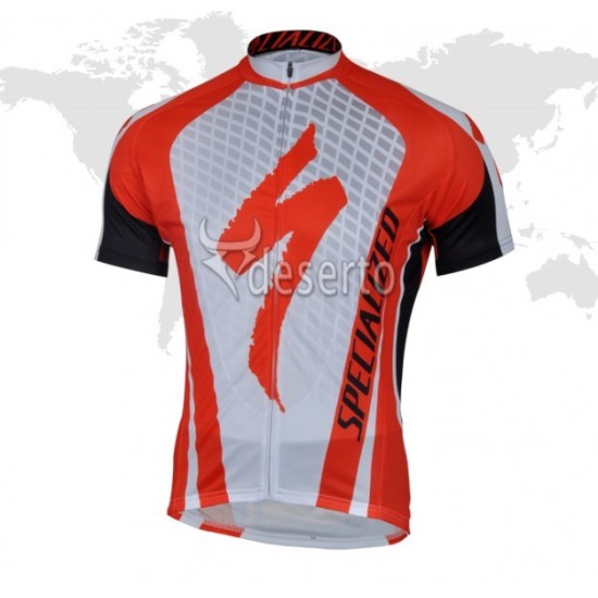 Specialized Fietsshirt Korte mouw wit rood zwart 2013 750