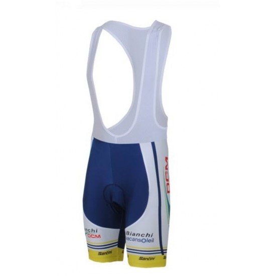 2013 Vacansoleil-DCM Pro Team Korte fietsbroeken Bib met zeem blauw 4526