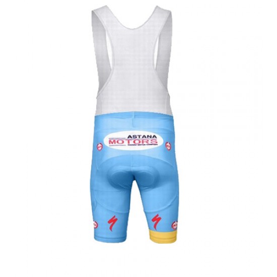 2014 Astana Team Specialized Korte fietsbroeken Bib met zeem 814