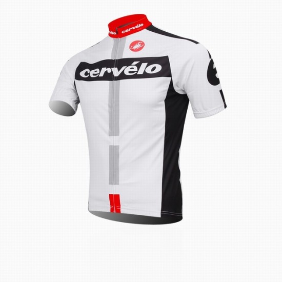 2014 Castelli Cervelo Fietsshirt Korte mouw wit 3779