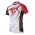 2014 Fox Bike Team Fietsshirt Korte mouw wit rood 994