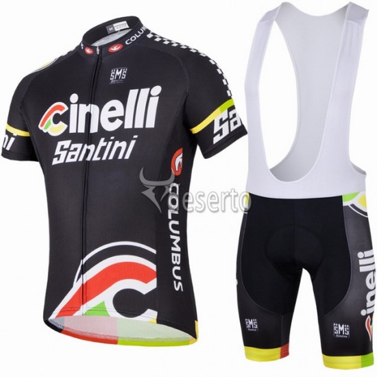 2014 Team Cinelli Fietspakken Fietsshirt Korte+Korte koersbroeken Bib 4179