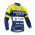 2014 FANTINI Fietsshirt lange mouw Blauw geel Wit 1417