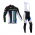 2014 Cannondale Fietskleding Fietsshirt Lange Mouwen+lange fietsbroeken Bib Wit Groen Blauw 1439