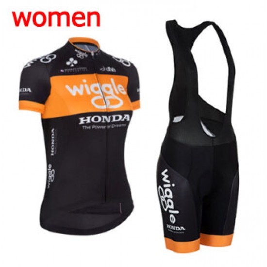 2015 Wiggle Dames Fietskleding Fietsshirt Korte+Korte fietsbroeken Bib 3610