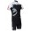 2015 Cervelo Fietsshirt Korte Mouw Zwart gris+Korte Fietsbroeken 1715