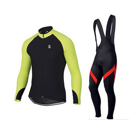 2015 Etxeondo Mutil Konbi Fietskleding Fietsshirt lange mouw+Lange fietsbroeken Bib 2615