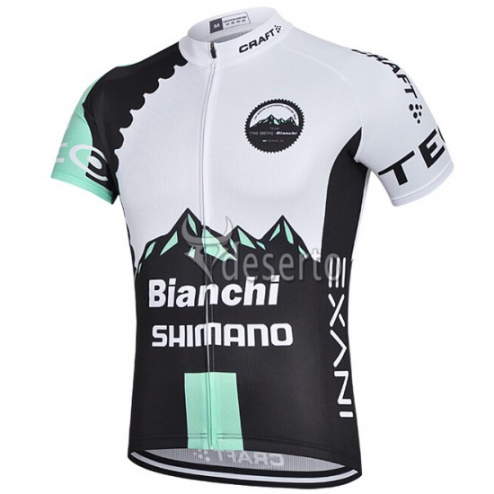 2015 Bianchi Shimano Fietskleding Fietsshirt Korte 1514