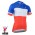 2014 FDJ.fr Fietskleding Fietsshirt Korte Zwart rood 966