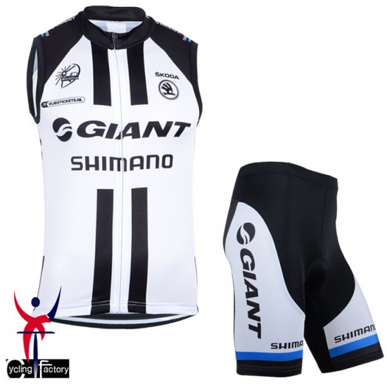 2014 Giant Fietsshirt Zonder Mouwen+Korte Fietsbroeken 1075