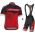 Specialized Fietskleding Fietsshirt Korte rood+Korte Fietsbroeken Bib Zwart 1184